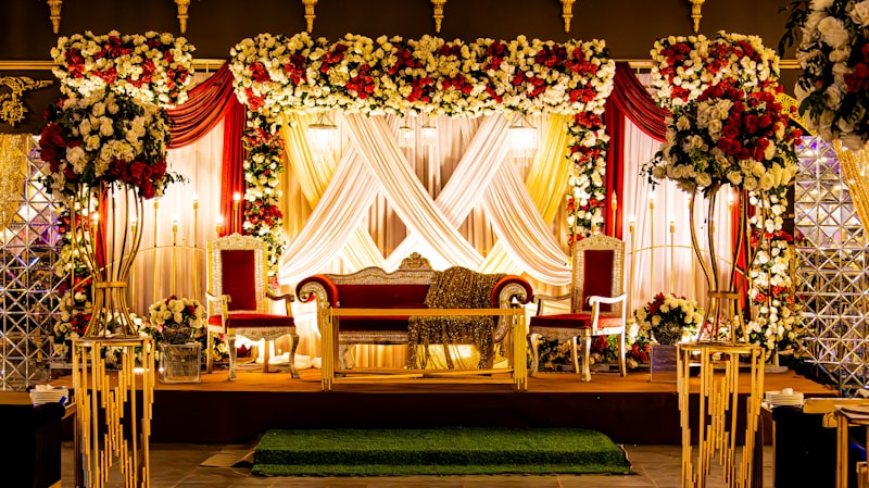 Floral Ceremony Backdrop
