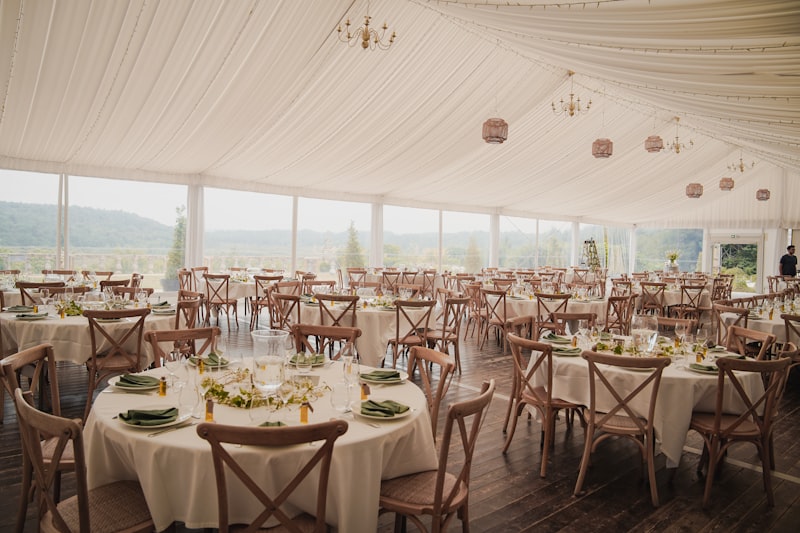 Outdoor Reception Styling